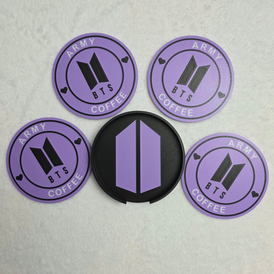 ARMY Coffee Coaster Set (BTS)