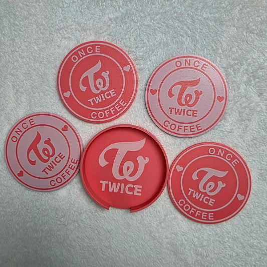 ONCE Coffee Coaster Set (Twice)